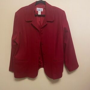 BFA Women's Red Wool Jacket